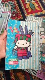 تصویر دفتر مشق سایز ۲ تا ۶ 