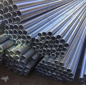 تصویر لوله فولادی 4 اینچ رده 40 مانیسمان گالوانیزه SMLS STEEL PIPE 4" * SCH 40 * 6M API 5L/ASTM 106/A53 Gr B Galvanized