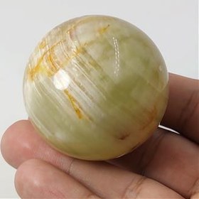 تصویر گوی سنگ مرمر معدنی و طبیعی 