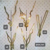 تصویر عقربه ساعت مولتی استایل طلایی 