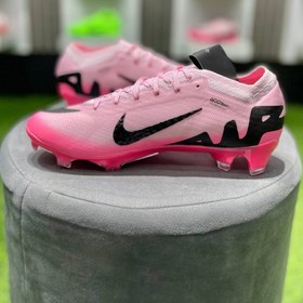 تصویر کفش فوتبال نایک ایرزوم ویپور 15مرکوریال سوپرفلای۹ صورتی nike airzoom vapor15 superfly9 nike airzoom vapor15 superfly9