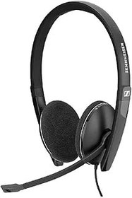 تصویر Sennheiser PC 3.2 CHAT - هدست استریو سبک با میکروفون قابل تنظیم با سر و صدای قابل تنظیم - برای تلفن های اینترنتی و یادگیری الکترونیکی - اتصال رایانه شخصی - عالی برای بازی ، کار و مطالعه ، سیمی Sennheiser Pc 3.2 Chat - Lightweight Stereo Headset With Adjustable Noise-Cancelling Microphone - For Internet Telephony And E-Learners - Pc Connectivity- Great For Gaming, Work, &amp; Study, Wired