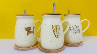 تصویر ماگ سرامیکی مدل cat 