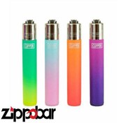 تصویر فندک گازی کلیپر مدل رنگی ساده-Clipper Gradient Gas Lighter 