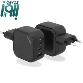 تصویر آداپتور پاورولوژی Powerology GaN Ultimate EU Dual PD Charger PD 65W 