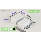 تصویر جعبه برد پلاستیکی رومیزی ابعاد (L82*W42*H25 mm) 