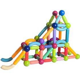 تصویر مگنت میله ای ۱۳۶ تکه 