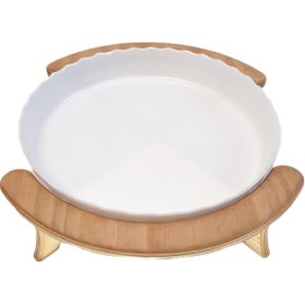 تصویر پیتزا خوری آرکوپال مدل پایه چوبی 