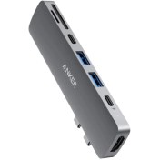 تصویر هاب تایپ سی انکر Anker PowerExpand 7-in-2 USB-C Hub A8371HA1 Anker PowerExpand 7-in-2 USB-C Hub A8371HA1