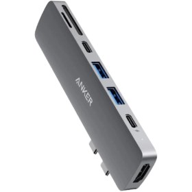 تصویر هاب تایپ سی انکر Anker PowerExpand 7-in-2 USB-C Hub A8371HA1 Anker PowerExpand 7-in-2 USB-C Hub A8371HA1