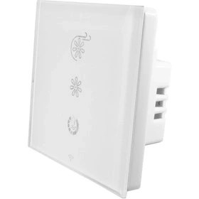 تصویر کلید کولر لمسی Modbus سفید فراهوش 