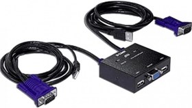 تصویر سوییچ دی لینک مدل 2 پورت KVM 222 Switch D Link 2 Port KVM 222