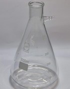تصویر ارلن خلاء 3 لیتری پیرکس آزمایشگاهی Erlenmeyer flask