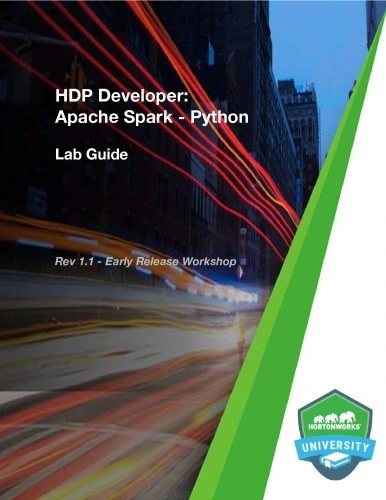 خرید و قیمت دانلود کتاب HDP Developer: Apache Spark Using Python (Lab ...