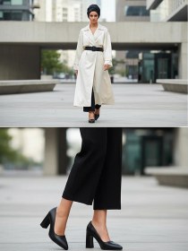 تصویر کفش پاشنه دار چرم ws۷۷۰۰۷ 