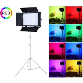 تصویر نور ثابت ویدیویی Harmony YB-500C RGB LED همراه پایه 