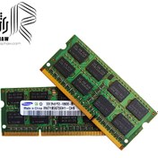 تصویر رم 2 گیگابایت DDR3 لپتاپ برند سامسونگ باس 10600 