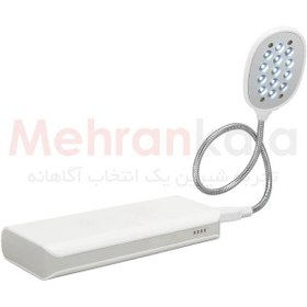 تصویر چراغ مطالعه USB ال ای دی لایت مدل 13LED USB 13 LED Light Flexible Neck Lamp