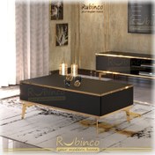 تصویر میز جلو مبلی و عسلی مدرن مدل گلدن 