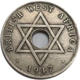 تصویر سکه آفریقا انگلیس 1 پنی زیبا و پرطرفدار 