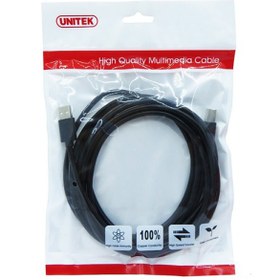 تصویر کابل پرینتر USB 2.0 یونیتک Unitek Y-C421GBK طول 5 متر ا Unitek Y-C421GBK USB 2.0 printer cable 1.5 meter Unitek Y-C421GBK USB 2.0 printer cable 1.5 meter