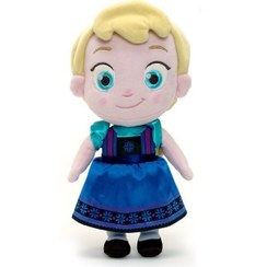 تصویر عروسک شخصیت السا فروزن ارتفاع 25 سانتی متر عروسک پولیشی السا آنا در کارتون دیزنی فروزن