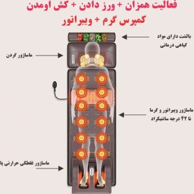 تصویر ماساژور فول بادی برند HENGSH (طرح صندلی ماساژ )جنس چرمی(ارسال رایگان)(یکسال گارانتی) 
