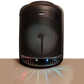 تصویر اسپیکر چمدانی بلوتوثی رم و فلش خور Kimiso QS-4001 + میکروفون و ریموت کنترل Kimiso QS-4001 Wireless Speaker With Microphone & Remote Control