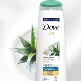 تصویر شامپو محافظت کننده و ضد شوره داو حاوی عصاره آلوئه ورا ۴۰۰ میلی لیتر dove protective and anti dandruff shampoo with aloe vera 400ml