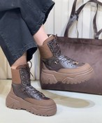 تصویر 931 نیم بوت زنانه زارا بندی - قهوه ای / 37 