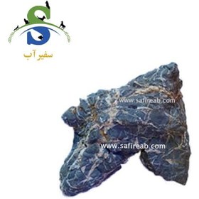 تصویر سنگ تزئینی آکواریوم طرح بلک استون رگه دار RHI-2 (کیلویی) 