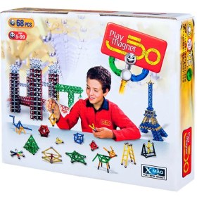 تصویر اسباب بازی تیپ 2 کلاسیک 64 تکه مگنت 