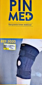 تصویر زانوبند چهارفنره نئوپرنی پین مد ۵۰۲۰ - Size Neoprene knee stablizer 5020