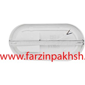 تصویر چراغ دیواری 25 وات IP65 نمانور مدل دو دیفیوزر - سفید 