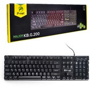 تصویر کیبورد مخصوص بازی پی نت مدل KB.G.200 کیبورد مخصوص بازی پی نت مدل KB.G.200