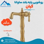 تصویر شیر روشویی پایه بلند ساوانا Savana Chrome Basin Tall