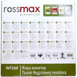 تصویر رزمکس ترازو ديجيتال تشخيصي WF-260 ا ROSSMAX PREVENTION SWISS DESIGN WF-260 ROSSMAX PREVENTION SWISS DESIGN WF-260