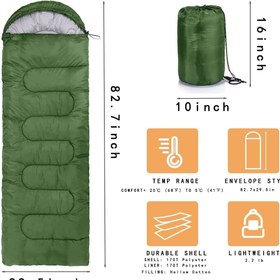 تصویر کیسه خواب کمپینگ مدل Camping Sleeping Bag - ارسال 15 الی 20 روز کاری 