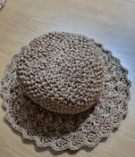 تصویر کلاه دخترانه مدل گندمی 