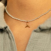 تصویر گردنبند طلا وال 