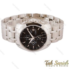 تصویر ساعت تیسوت 1853 مردانه سه موتوره سیلور مشکی Tissot-4225-G 