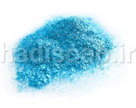 تصویر رنگ پودری فیروزه ای متالیک 