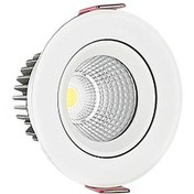 تصویر چراغ سقفی دان لایت 3 وات متحرک COB سفید طبیعی ای دی سی Downlight ceiling lighting 3 W movable COB Natural white EDC