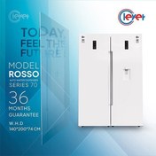 تصویر یخچال فریزر دوقلو کلور مدل روسو سری 70 ابریزر - سفید 