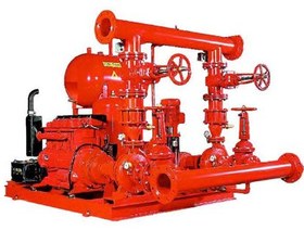 تصویر الکتروپمپ اتابلوک آتش نشانی 1500 دور نوید موتور Etabloc G 150 Etablock fire pump