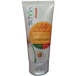 تصویر کرم ضد آفتاب شون رنگی حجم ۵۰ میلی لیتر فاقد چربی 