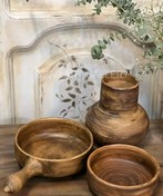 تصویر ست پذیرایی سفالینه نماچوب روستیک 