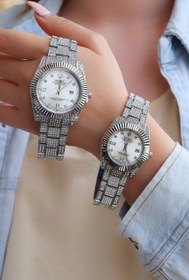 تصویر ساعت رولکس دیت جاست پرنگین مردانه و زنانه در رنگ ها طلایی نقره ایی پژ – Rolex datejust 