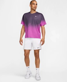 تصویر تی شرت تنیس نایک - NikeCourt Slam Dri-FIT - بنفش 