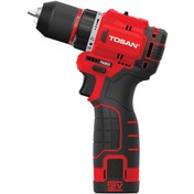 تصویر دریل شارژی براشلس توسن مدل 9612BS با ولتاژ ۱۲ ولت 